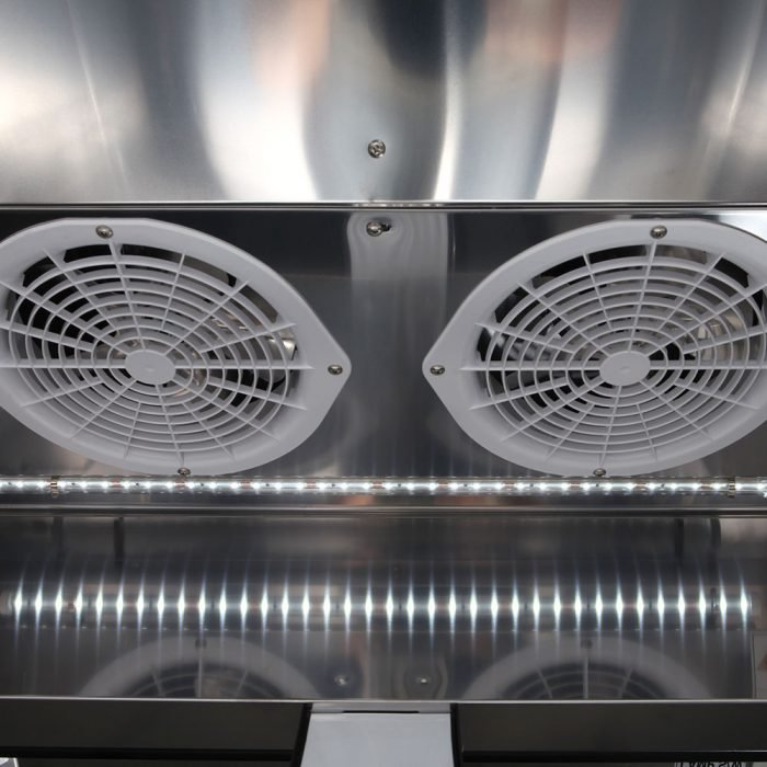 Turbo Air TSR - 72GSD - N, Super Deluxe Three Glass Doors Refrigerator, Bottom Mount