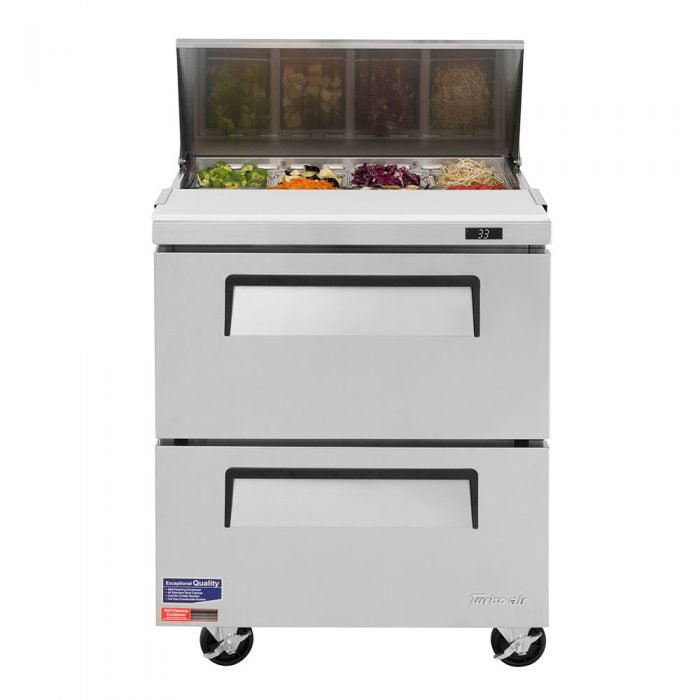 Turbo Air TST-28SD-D2-N, 2 Drawers Refrigerated  Sandwich/Salad Unit or Prep Table