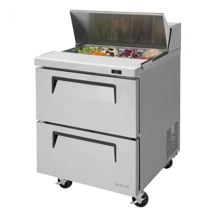 Turbo Air TST - 28SD - D2 - N, 2 Drawers Refrigerated Sandwich/Salad Unit or Prep Table