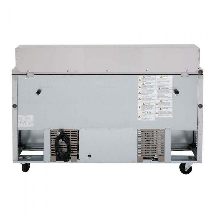 Turbo Air TST - 60SD - N, 2 Solid Doors Refrigerated Sandwich/Salad Unit or Prep Table