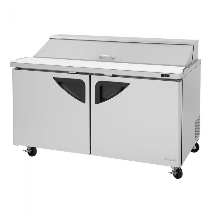 Turbo Air TST - 60SD - N, 2 Solid Doors Refrigerated Sandwich/Salad Unit or Prep Table