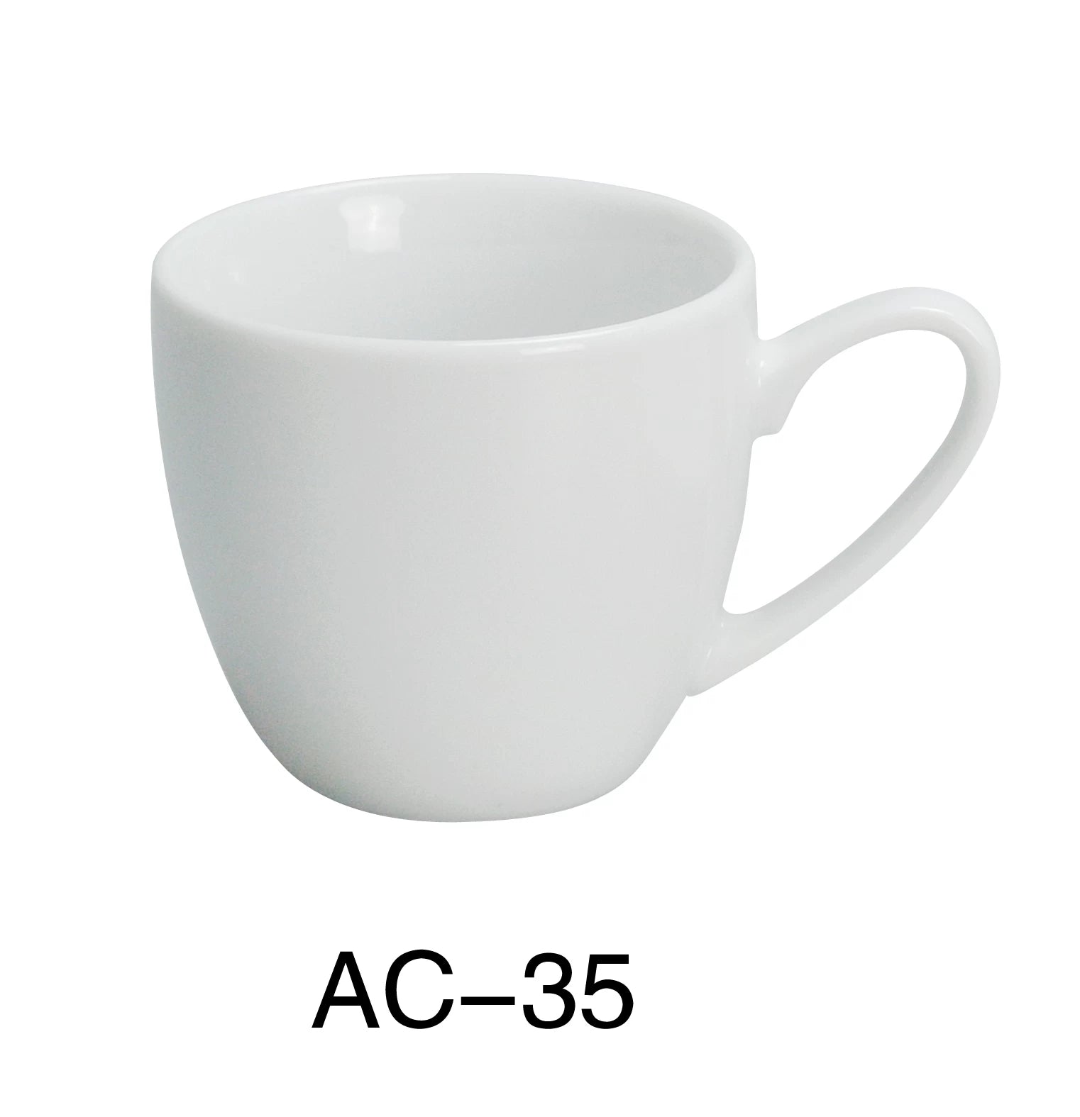 Yanco AC - 35 ABCO Espresso Cup, 3.5 oz, China, Super White, Pack of 36