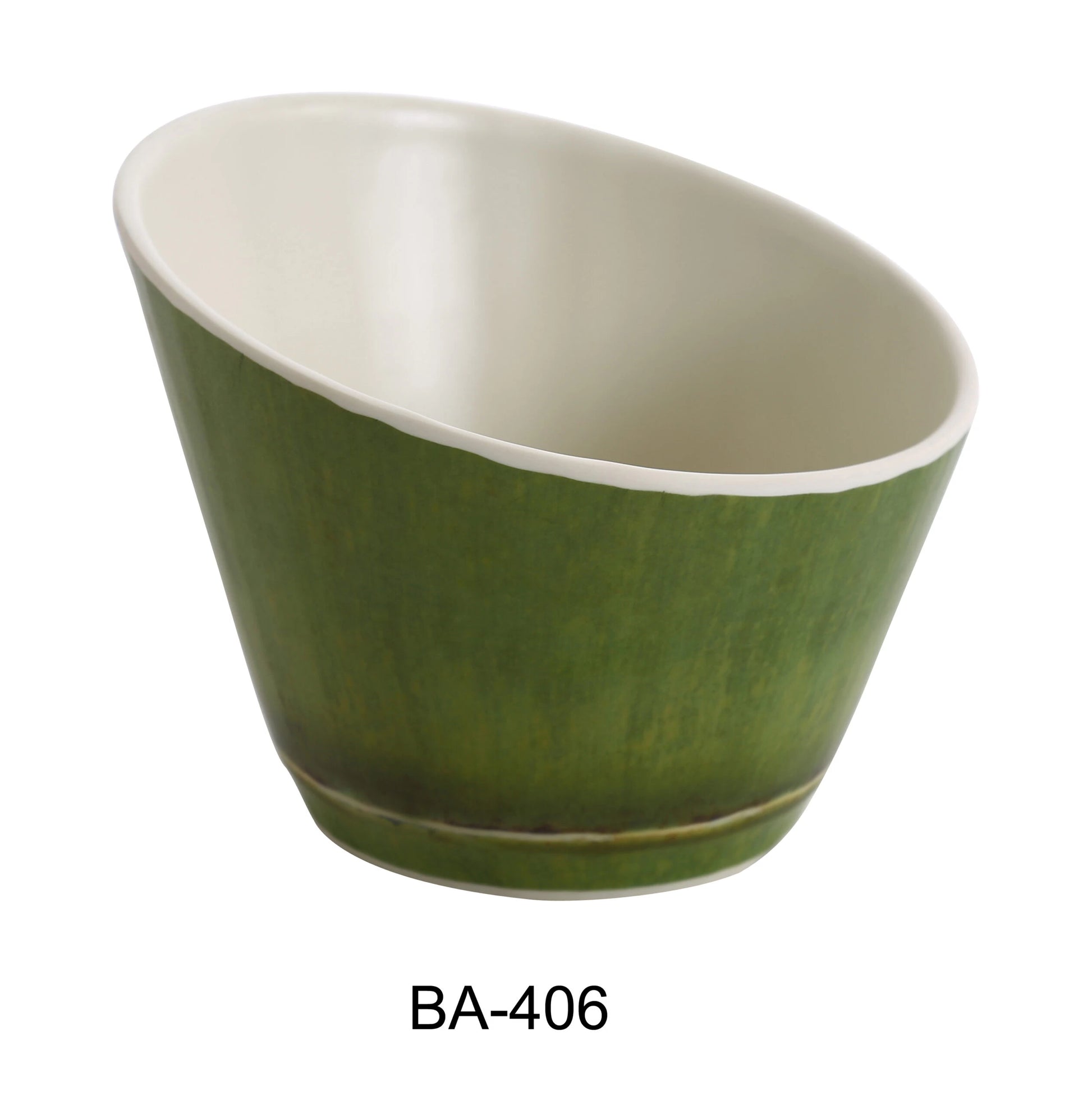 Yanco BA - 406 Bamboo Style 6.5"‚ Sheer Bowl, 32 OZ, Melamine, Pack of 24