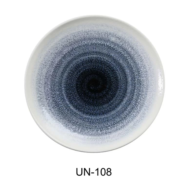 Yanco UN-108 Universe 8 1/4″ X 3/4″ COUPE PLATE Chinaware, Pack of 36