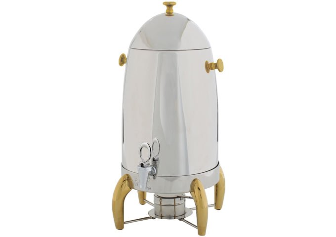 Winco 905A Virtuoso Coffee Urn with Legs & Handle, 5 Gallon, Two - Tone