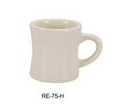Yanco RE - 75 - H Recovery Hartford Mug, 8 oz Capacity, 3.5"‚ Height, 3.5"‚ Diameter, China, American White Color, Pack of 36