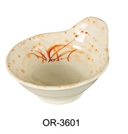 Yanco OR - 3601 Orchis Soup Bowl with Ear, 8 oz Capacity, 2.25"‚ Height, 4.5"‚ Diameter, Melamine, Gold Color, Pack of 96
