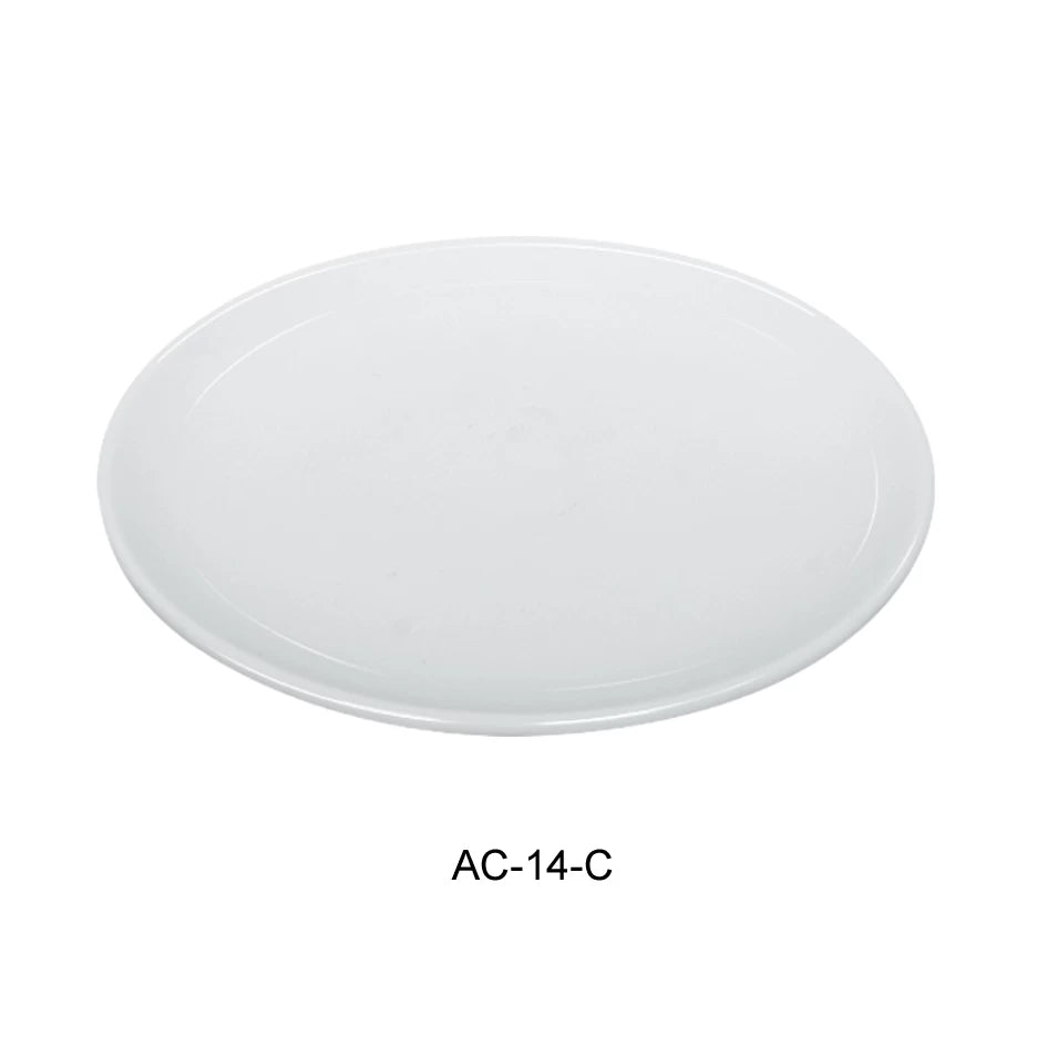 Yanco AC - 14 - C ABCO 14"‚ Coupe Plate, China, Super White, Pack of 4