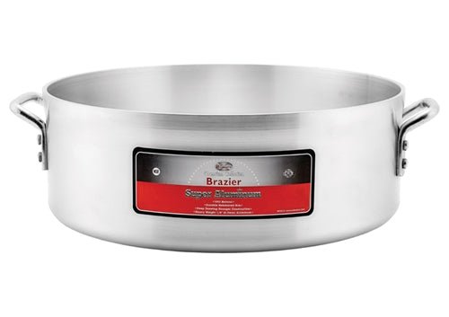 WINCO AXHB - 18 Extra Heavy Duty 1/4" (6 mm) Aluminum Brazier - 18 Quarts