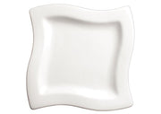Winco Cramont Bright White Square Plate - 7.5", China, WDP011 - 102