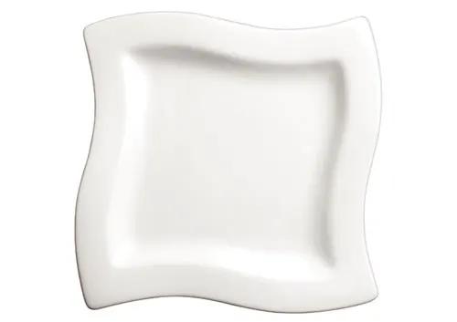 Winco Cramont WDP011 - 103 Bright White Square Plate 9.25", China