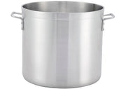 WINCO Extra Heavy 1/4" (6mm) Aluminum Stock Pot - 140 Qt.