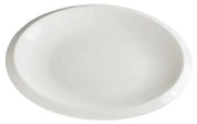 Winco WDP006 - 201 Bergomi China Oval Platter 8", Creamy White