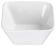 Winco WDP008 - 102 Laurets China Square Bowl 6 - 1/4", Bright White, 20 Oz