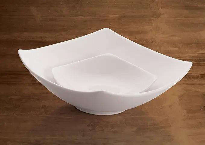 Winco WDP013 - 101 deep square bowl - 8.25", China, Lera