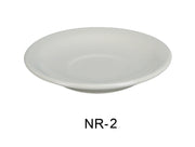 Yanco NR - 2 Normandy Saucer, Narrow Rim, 5.5"‚ Diameter, China, American White Color, Pack of 36