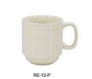 Yanco RE - 12 - P Recovery Prime Mug, Stackable, 14 OZ, 3.5" X 3.75"‚ China, American White Color, Pack of 36