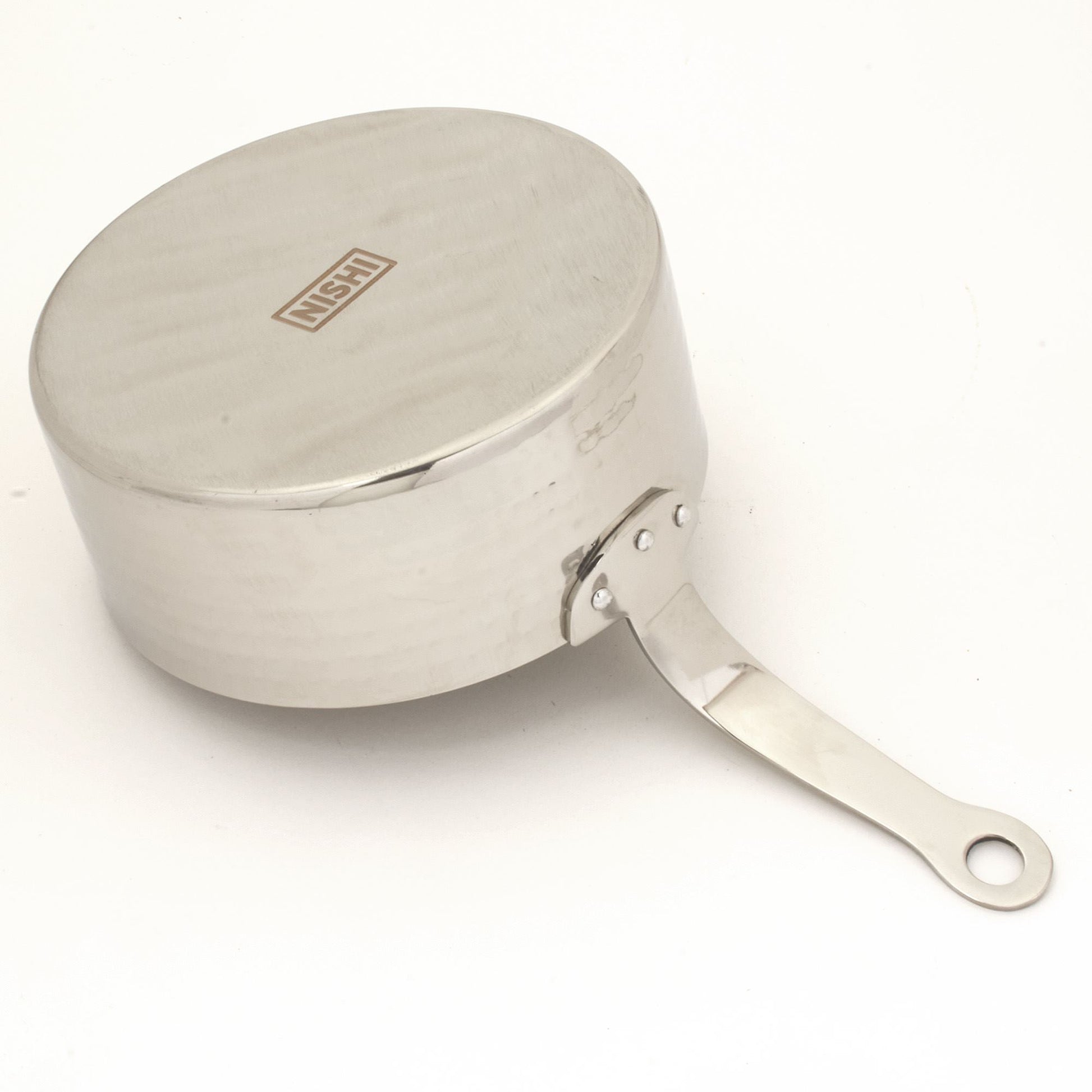 Serving ware Hammered Stainless Steel Sauce Pan Bowl # 2 - 20 Oz.