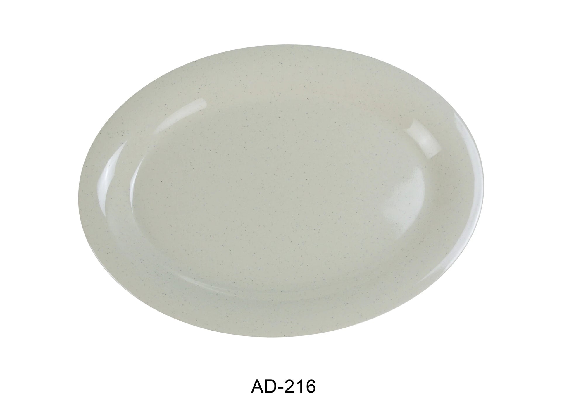Yanco AD - 216 Ardis Oval Platter, 16"‚ Length, 12"‚ Width, Melamine, Pack of 12